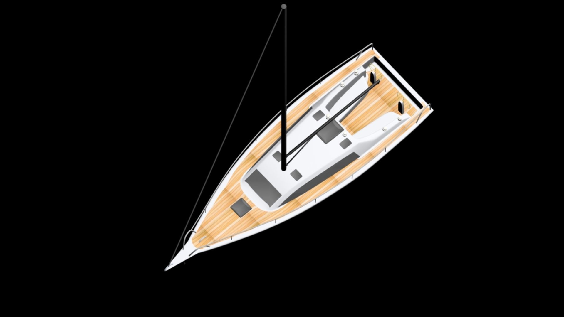 Sailboat 3D model_5