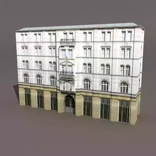 Aparment House 94 Low Poly 3d Model Low-poly 3D model