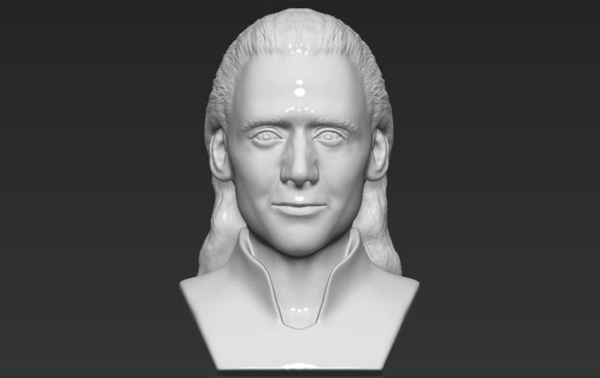 Loki bust 3D printing ready stl obj formats 3D print model