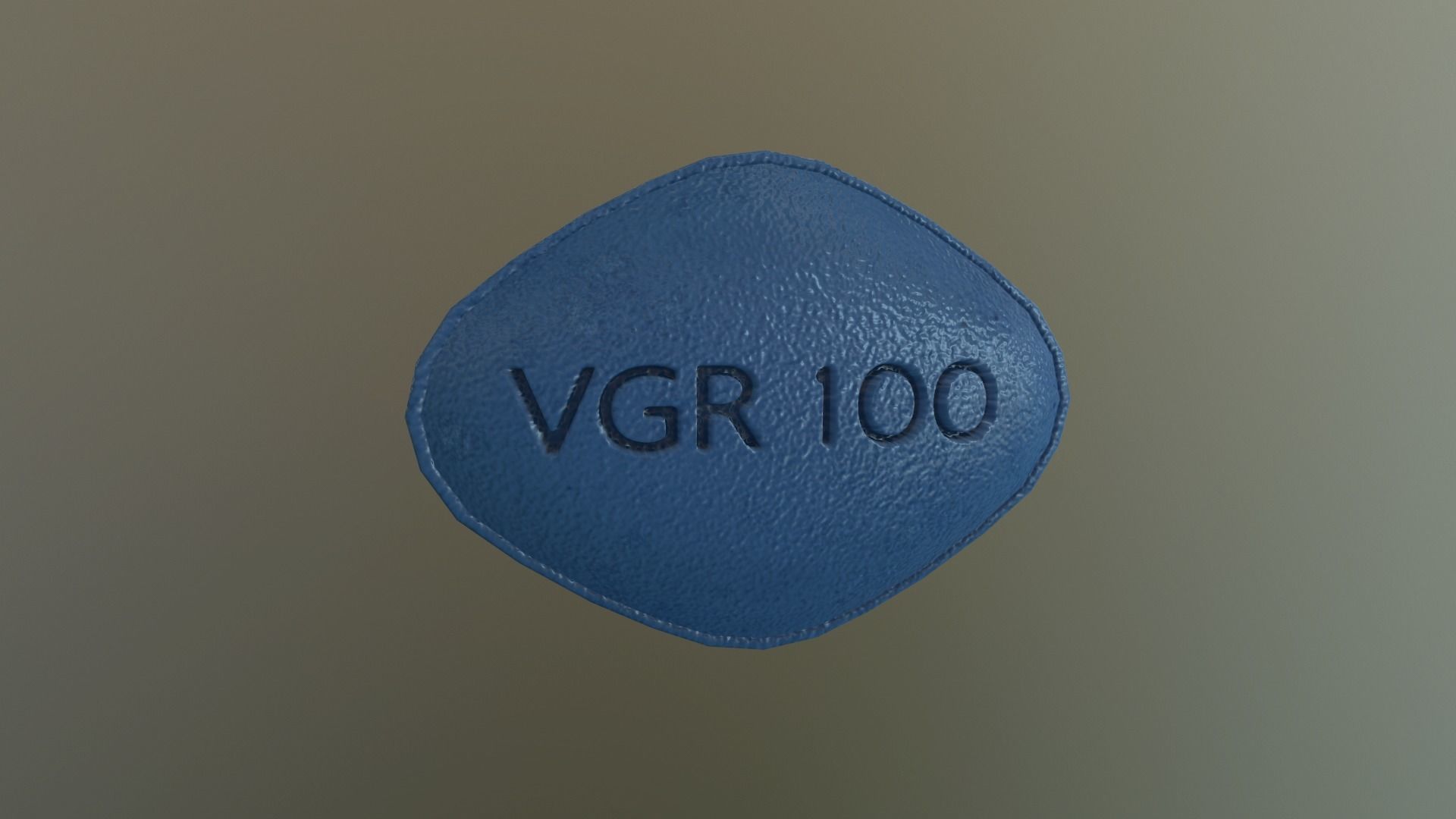 Viagra pbr pfizer logo Low-poly 3D model_2