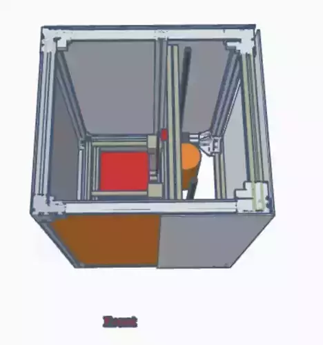 SLA 3D printer Model and prototype 3D print model