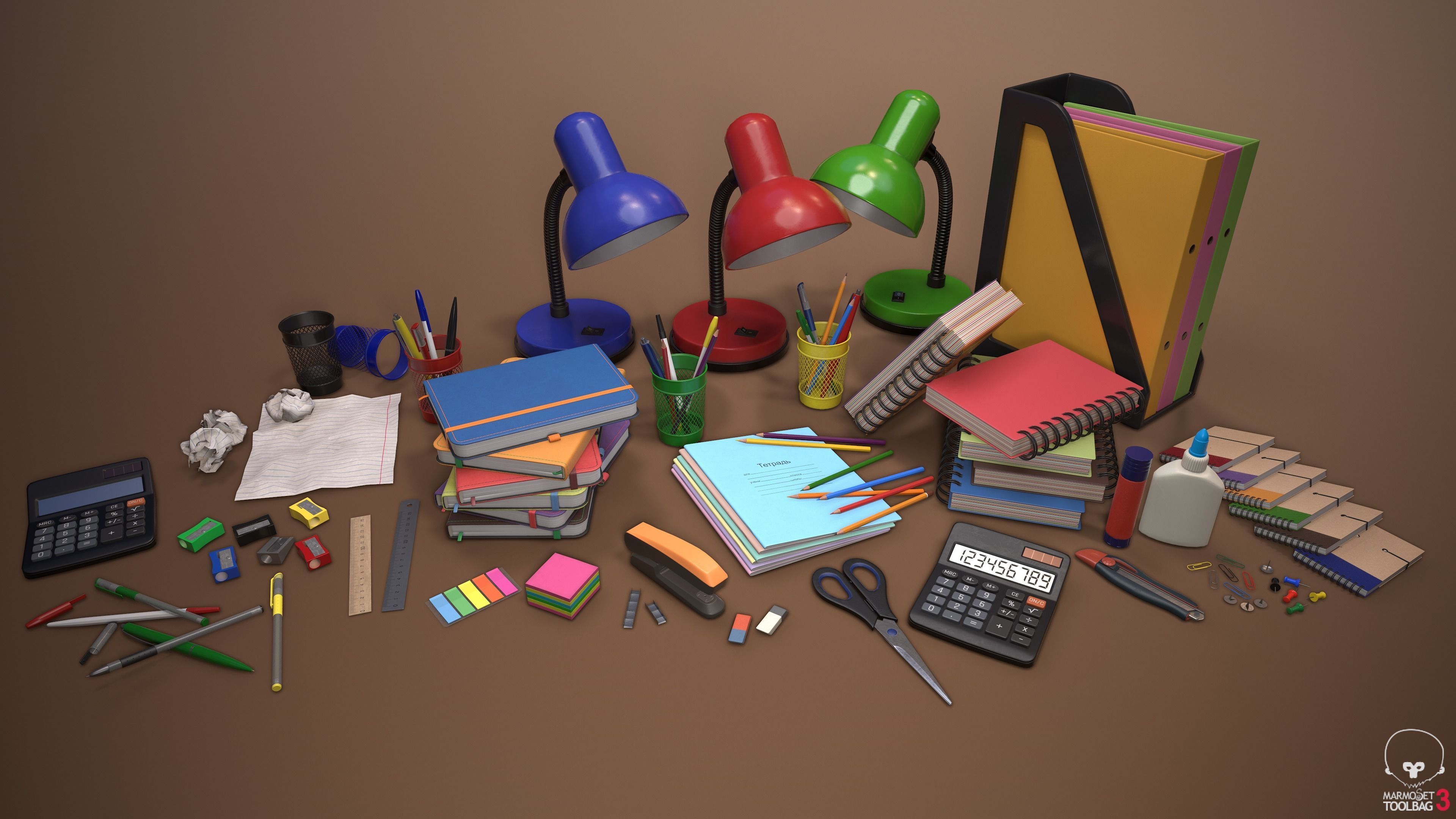 3D model Stationery VR / AR / lowpoly CGTrader
