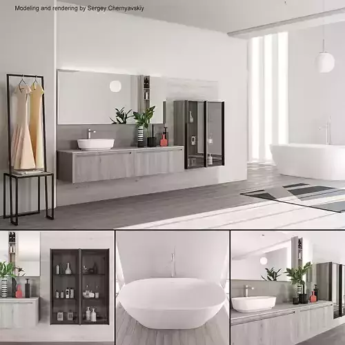 Bathroom furniture set Rush