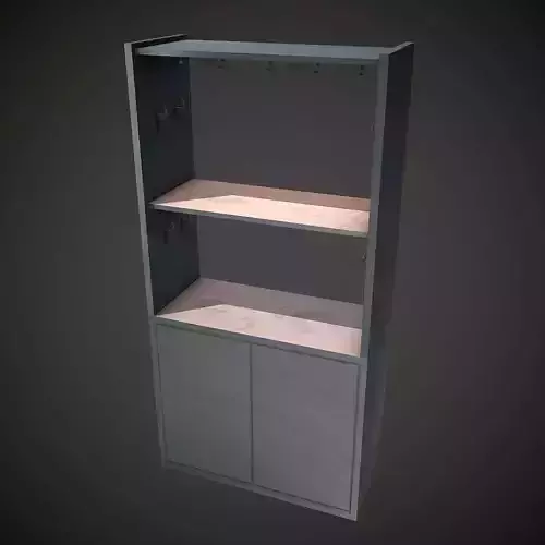 Kitchen Cupboard Low Poly Mobile Ready