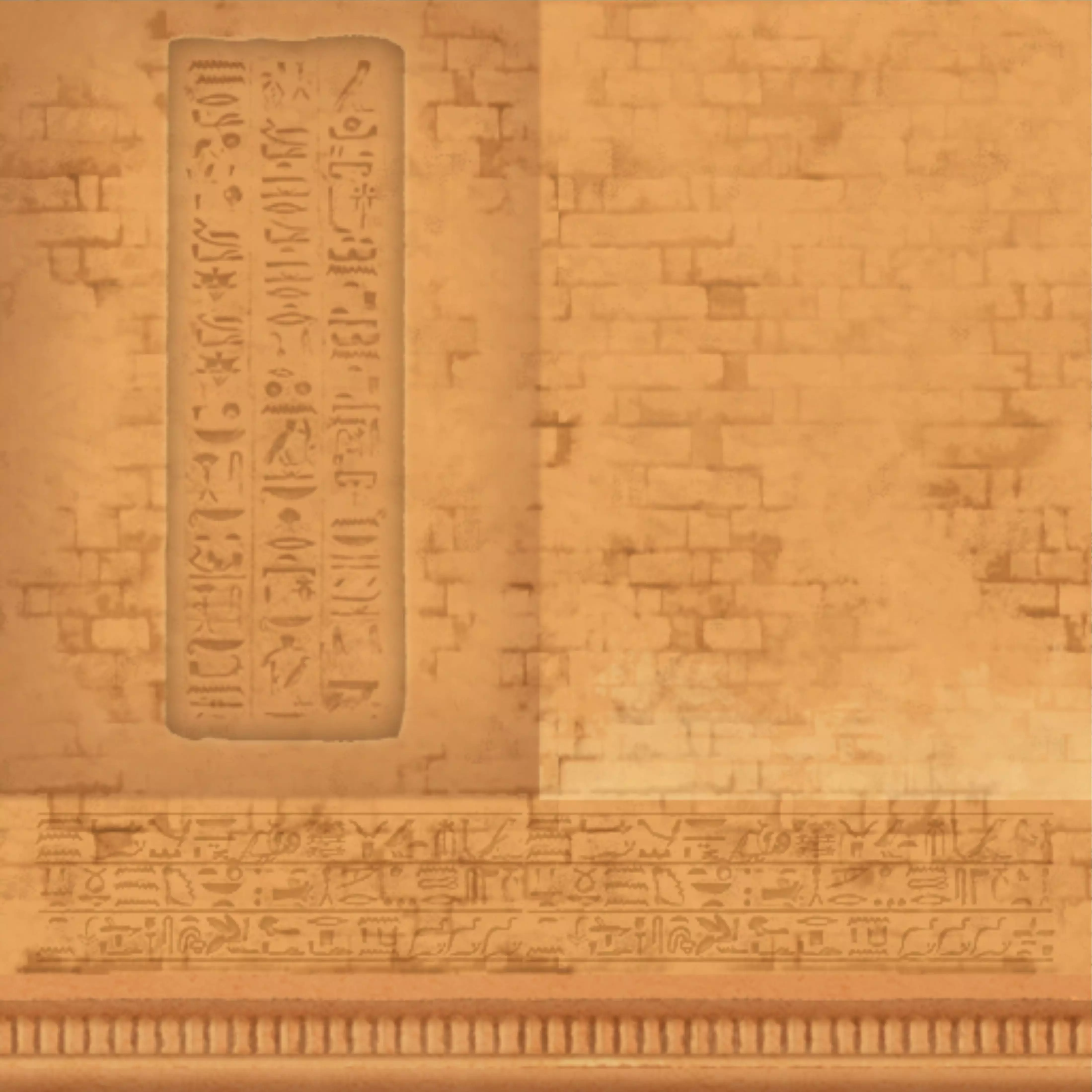 Egyptian Altar Low-poly 3D model_0