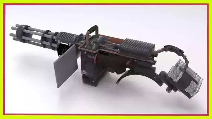 Minigun machine gun