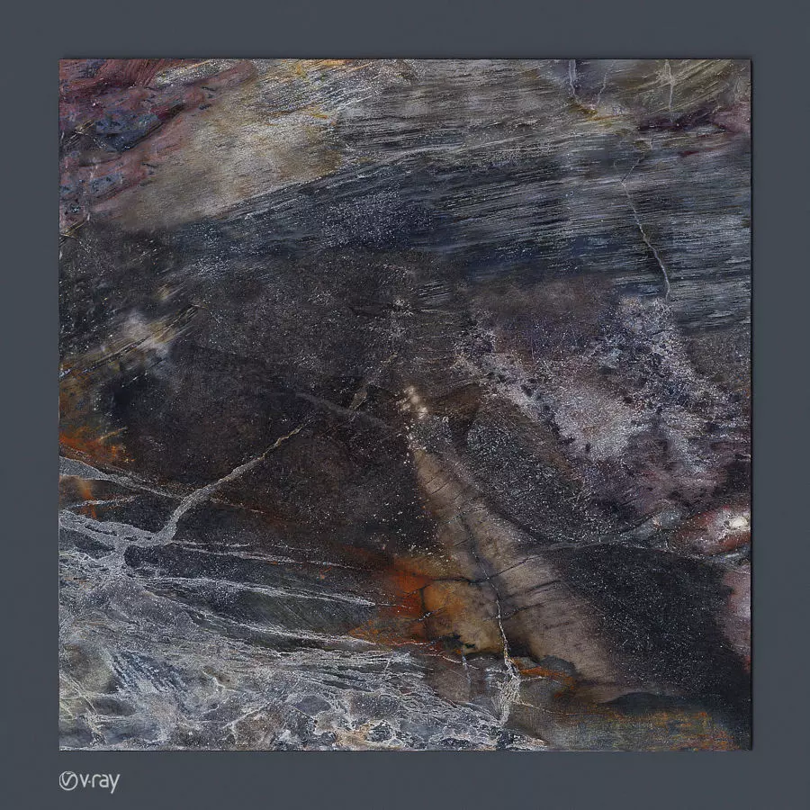 600mm natural stone slab 3D model_0