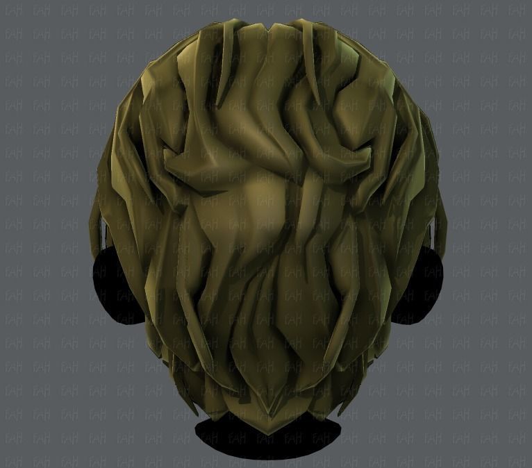 3D Hair style for boy V24 Low-poly 3D model_21