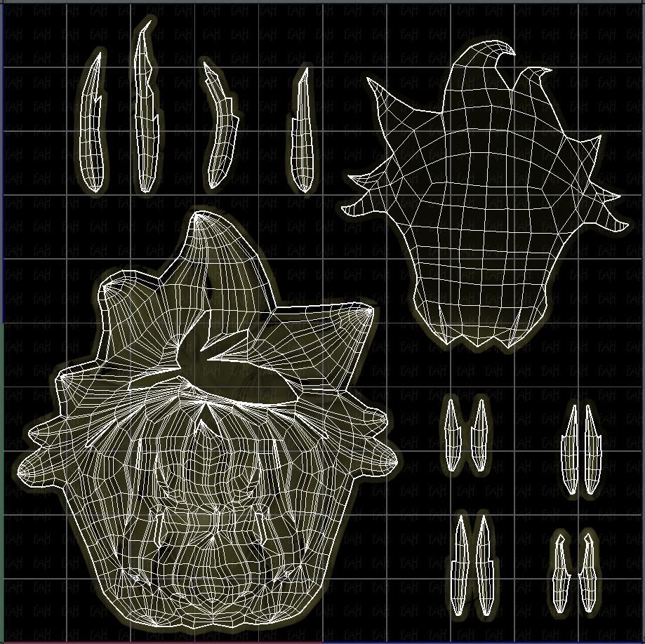 3D Hair style for boy V24 Low-poly 3D model_45