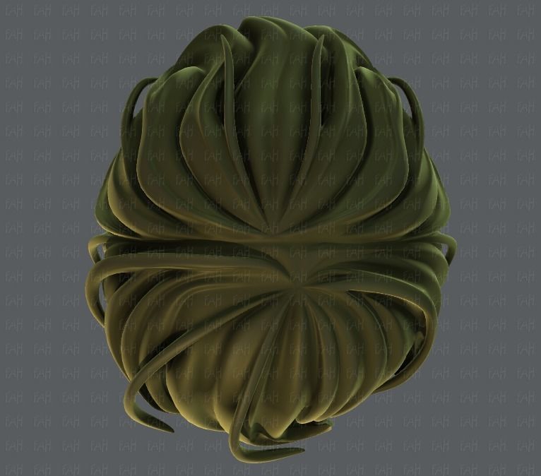 3D Hair style for boy V24 Low-poly 3D model_33