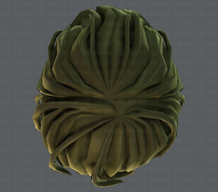 3D Hair style for boy V24 Low-poly 3D model_35