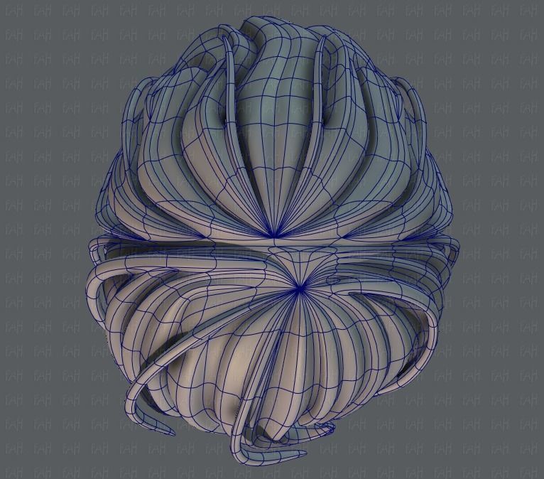 3D Hair style for boy V24 Low-poly 3D model_34