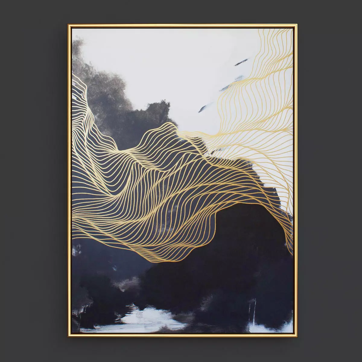 Abstract wall arts 3D model