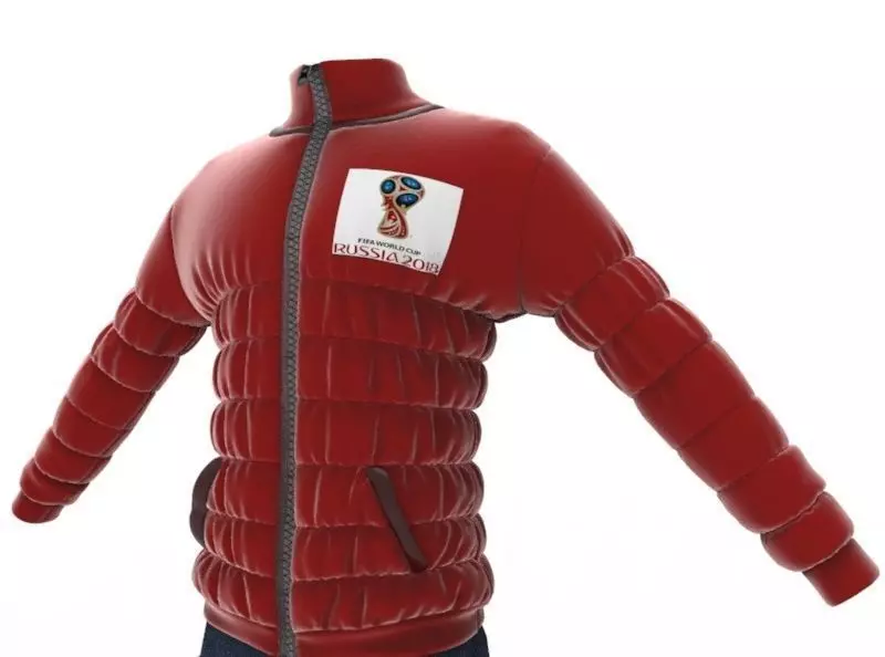 3D Jacket for fifa world cup 3D model