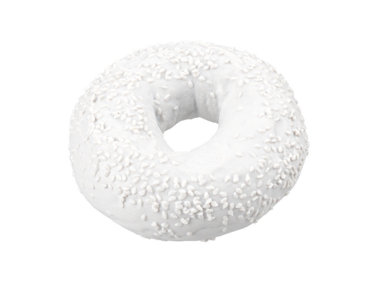 Photorealistic Sesame Seed Bagel 3D Scan 3D model_6