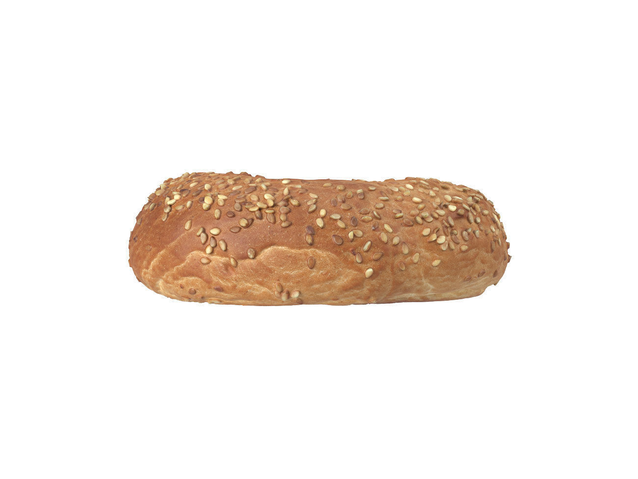 Photorealistic Sesame Seed Bagel 3D Scan 3D model_3