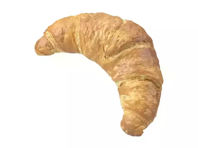 Photorealistic Croissant 3D Scan