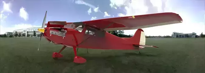 Cessna 170B Free 3D model