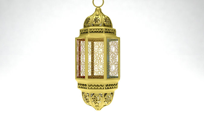 antique Islamic lighting lamp  3D model