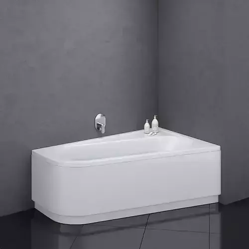 bath Ravak Chrome asymmetric