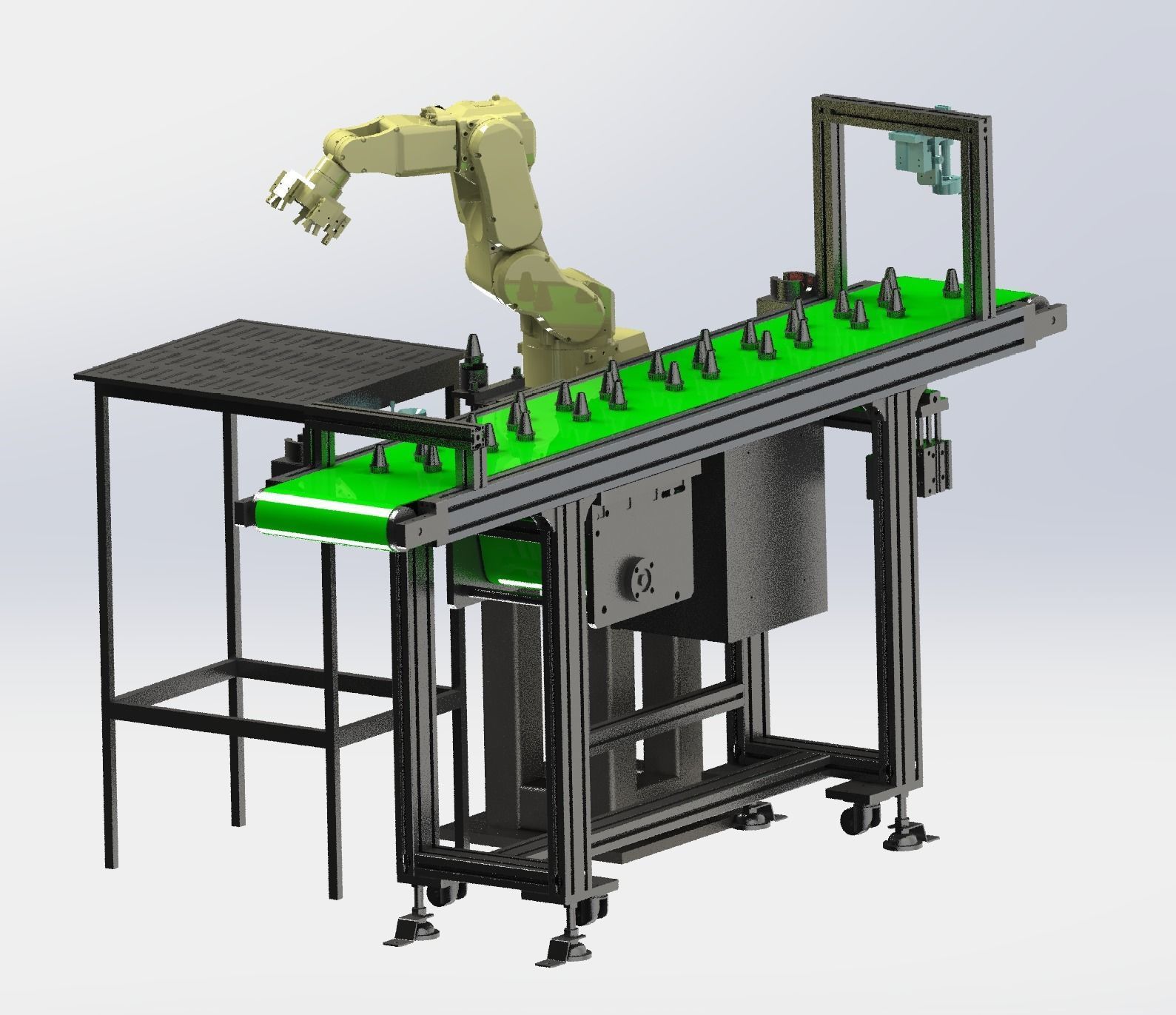 Automatic loading and unloading machine 3D model | CGTrader