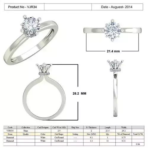 Thin Engagement Ring With Diamond 12