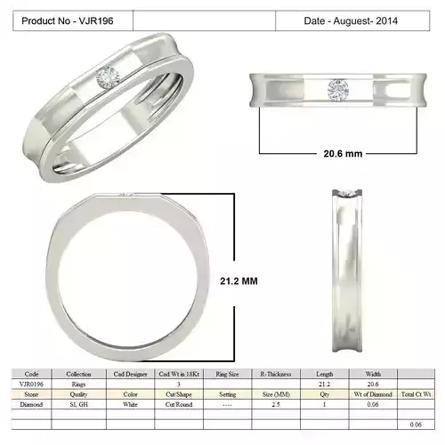Simple Ring With Diamond