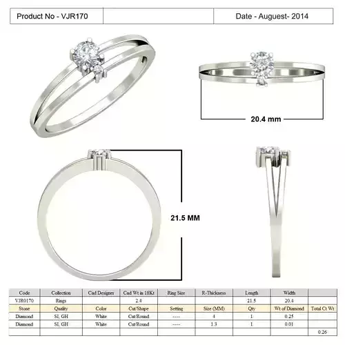 Thin Engagement Ring With Diamonds 27