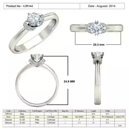 Thin Engagement Ring With Diamonds 30
