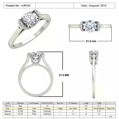 Thin Engagement Ring With Diamonds 33