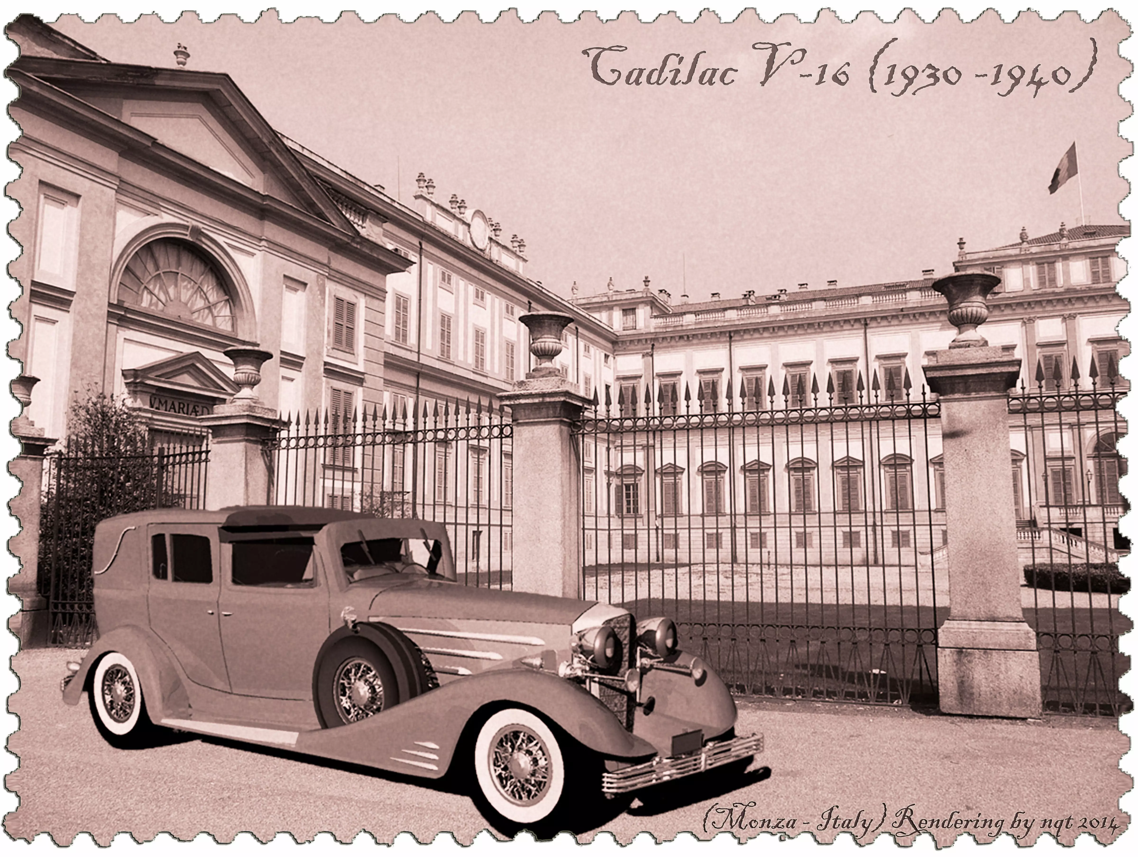 Cadillac V-16 Free 3D model_0