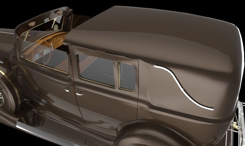 Cadillac V-16 Free 3D model_8