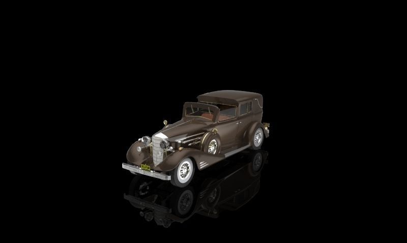 Cadillac V-16 Free 3D model_4
