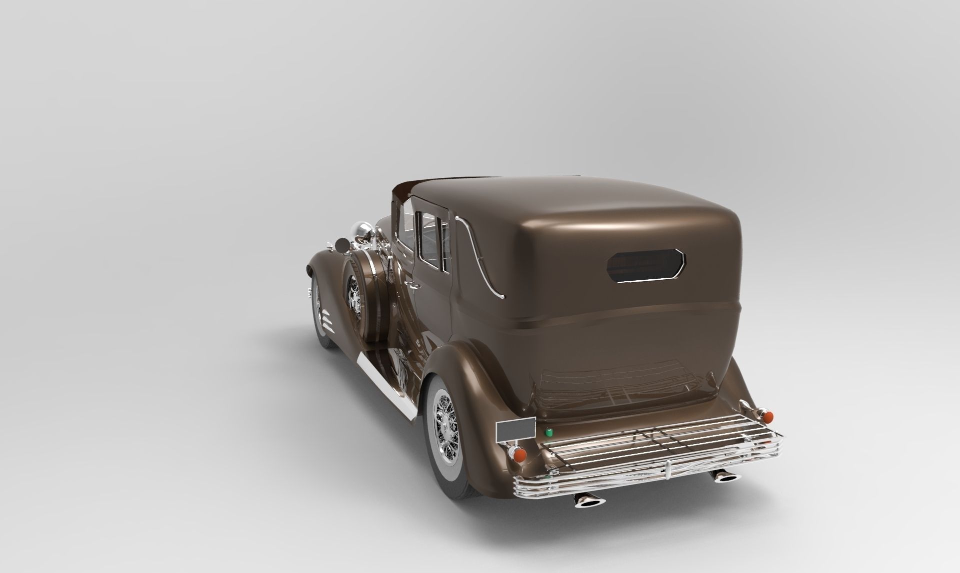 Cadillac V-16 Free 3D model_9