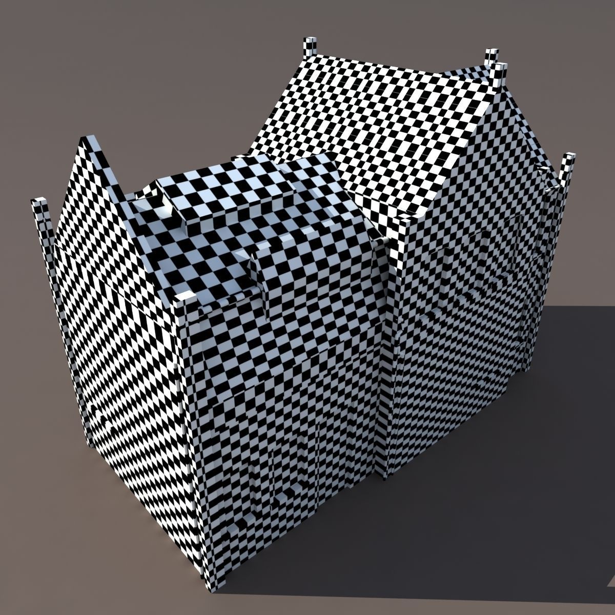 Old House Low poly 126 3D model_10