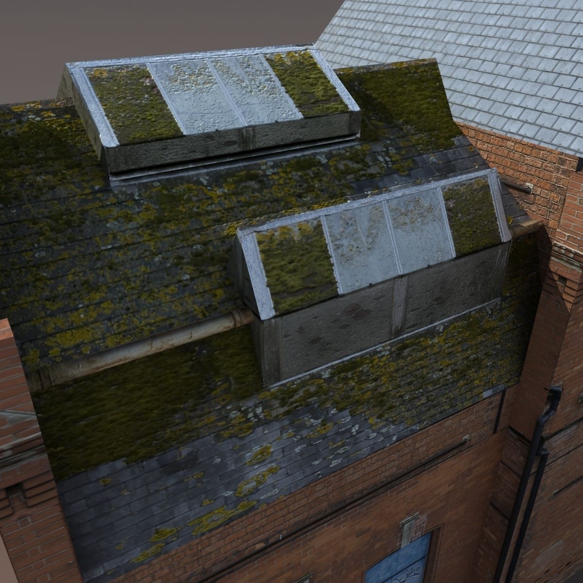 Old House Low poly 126 3D model_2