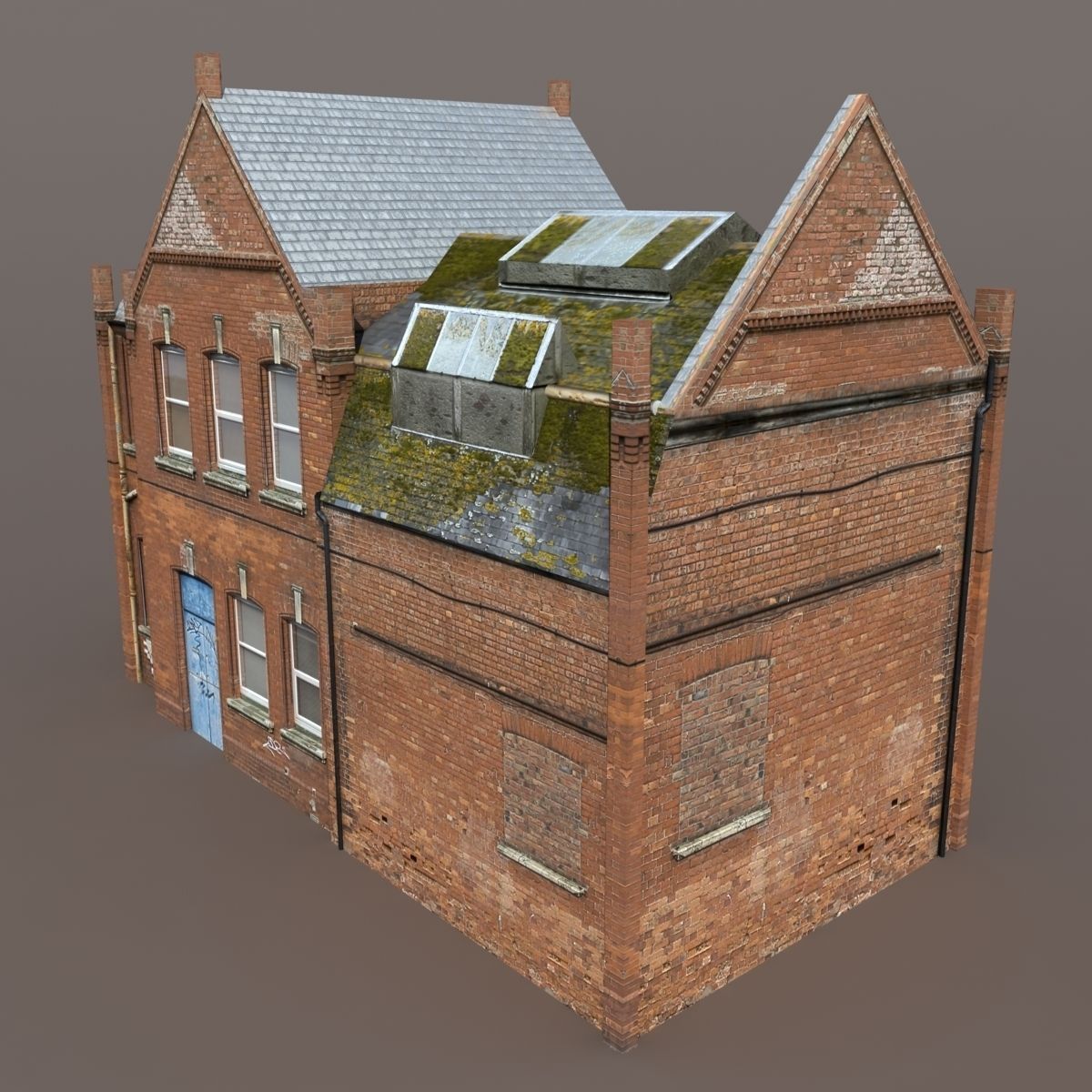Old House Low poly 126 3D model_5