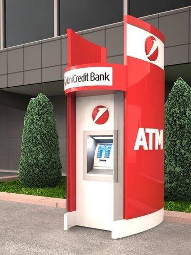 Exterior ATM kiosk 01  3D model