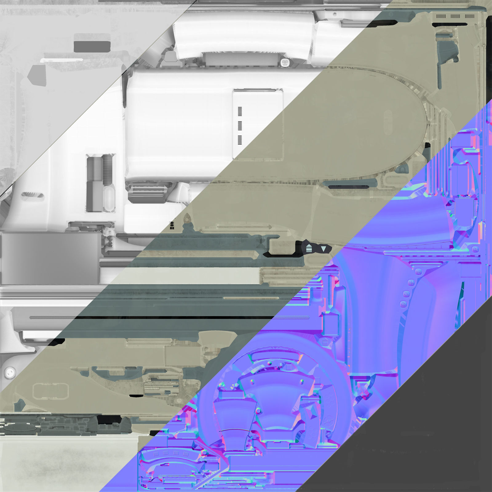 Tomograph Low-poly 3D model_19