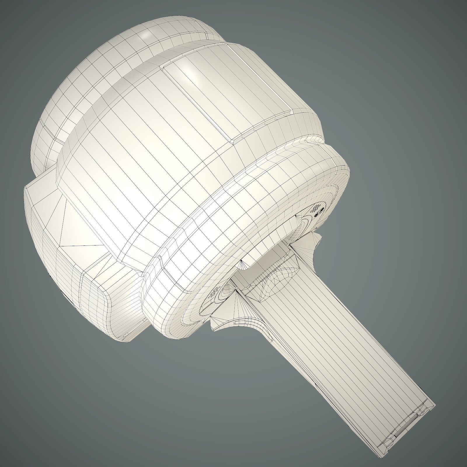 Tomograph Low-poly 3D model_13
