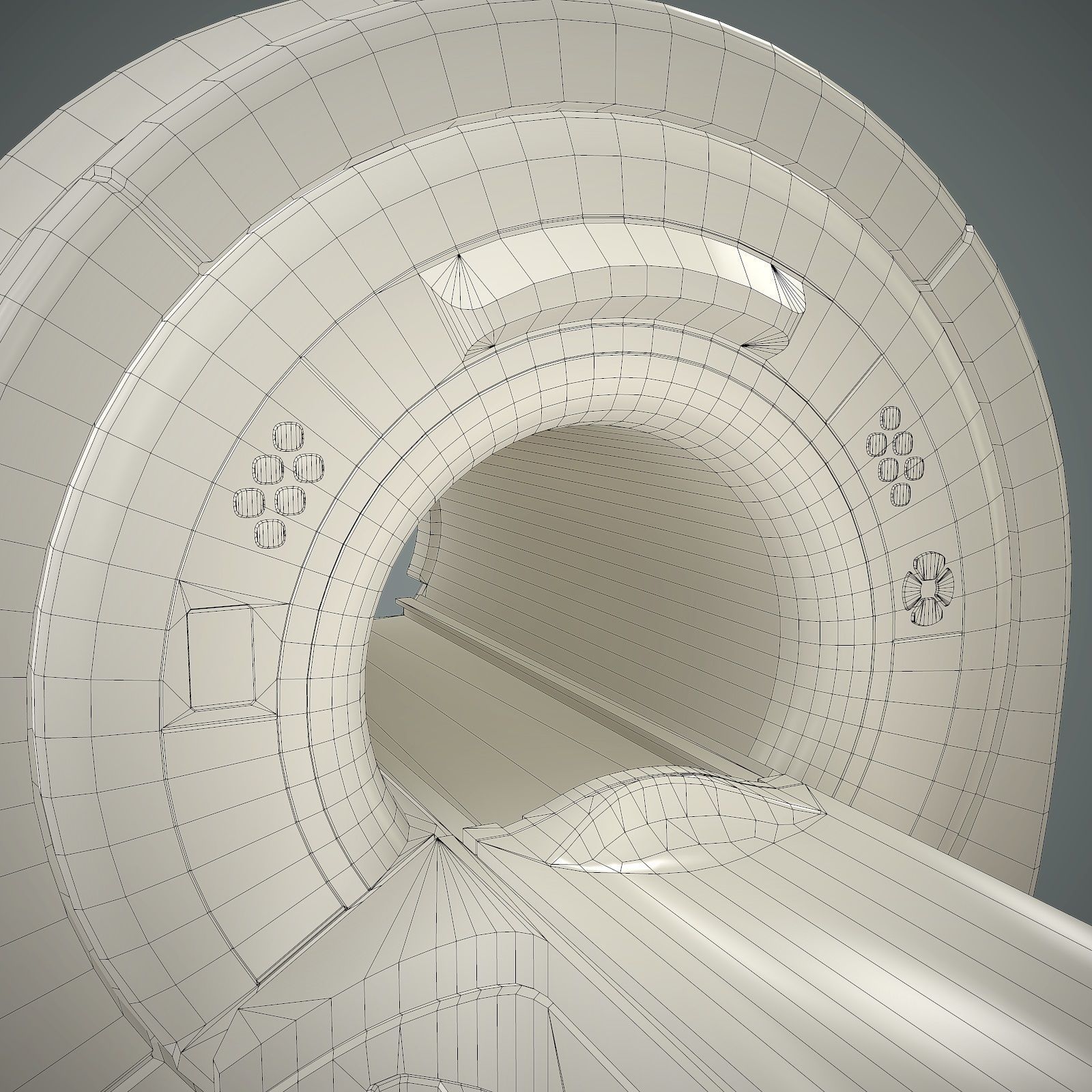 Tomograph Low-poly 3D model_18
