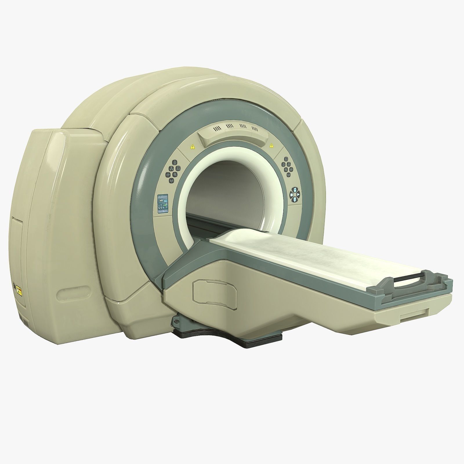 Tomograph Low-poly 3D model_0