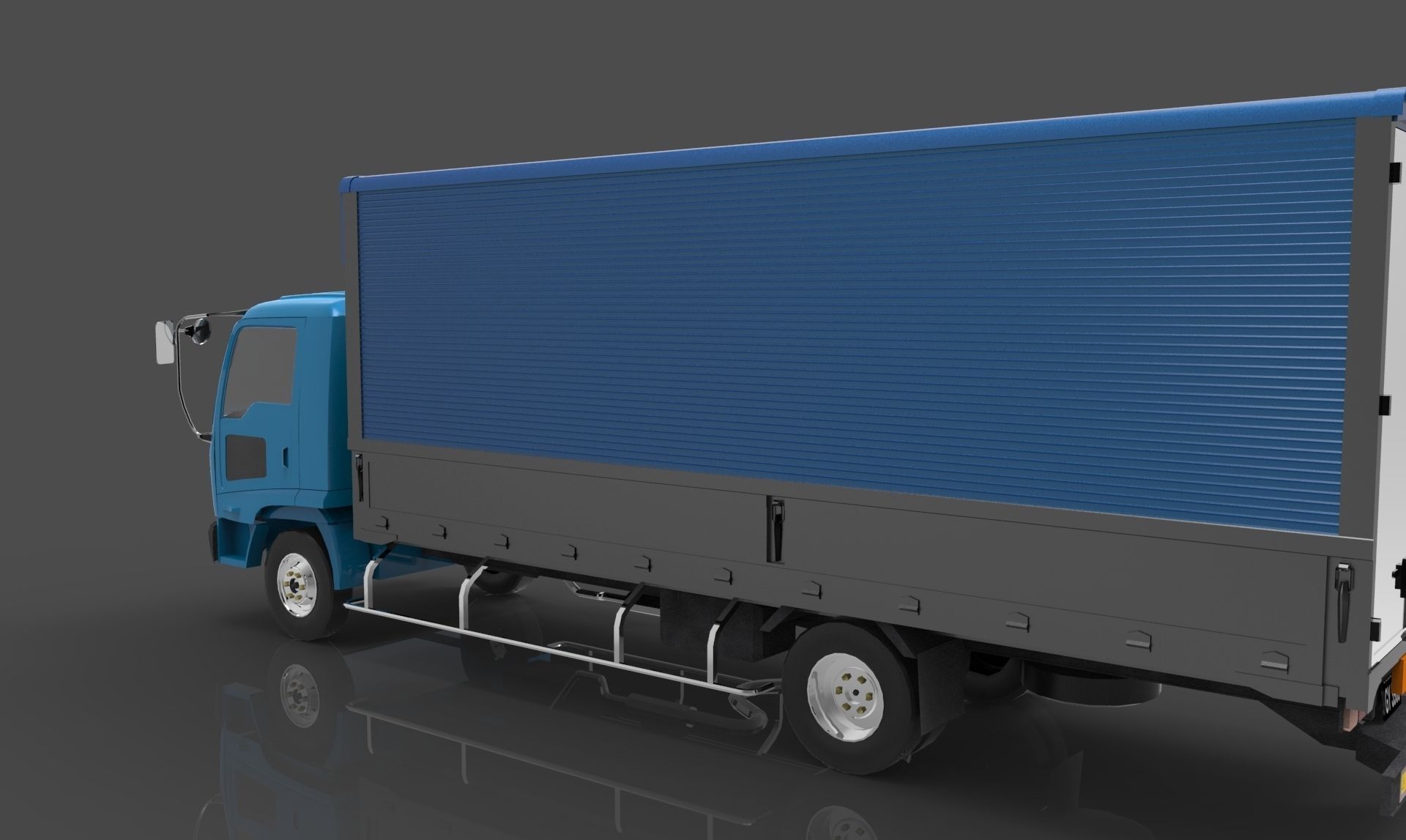 Isuzu Truck Free 3D model_3