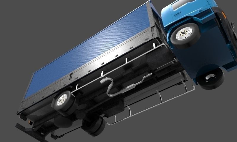 Isuzu Truck Free 3D model_2