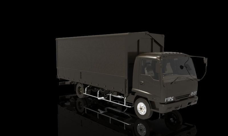 Isuzu Truck Free 3D model_5