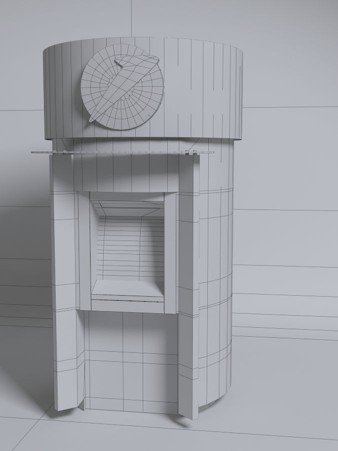 Exterior ATM kiosk 03 3D model_6