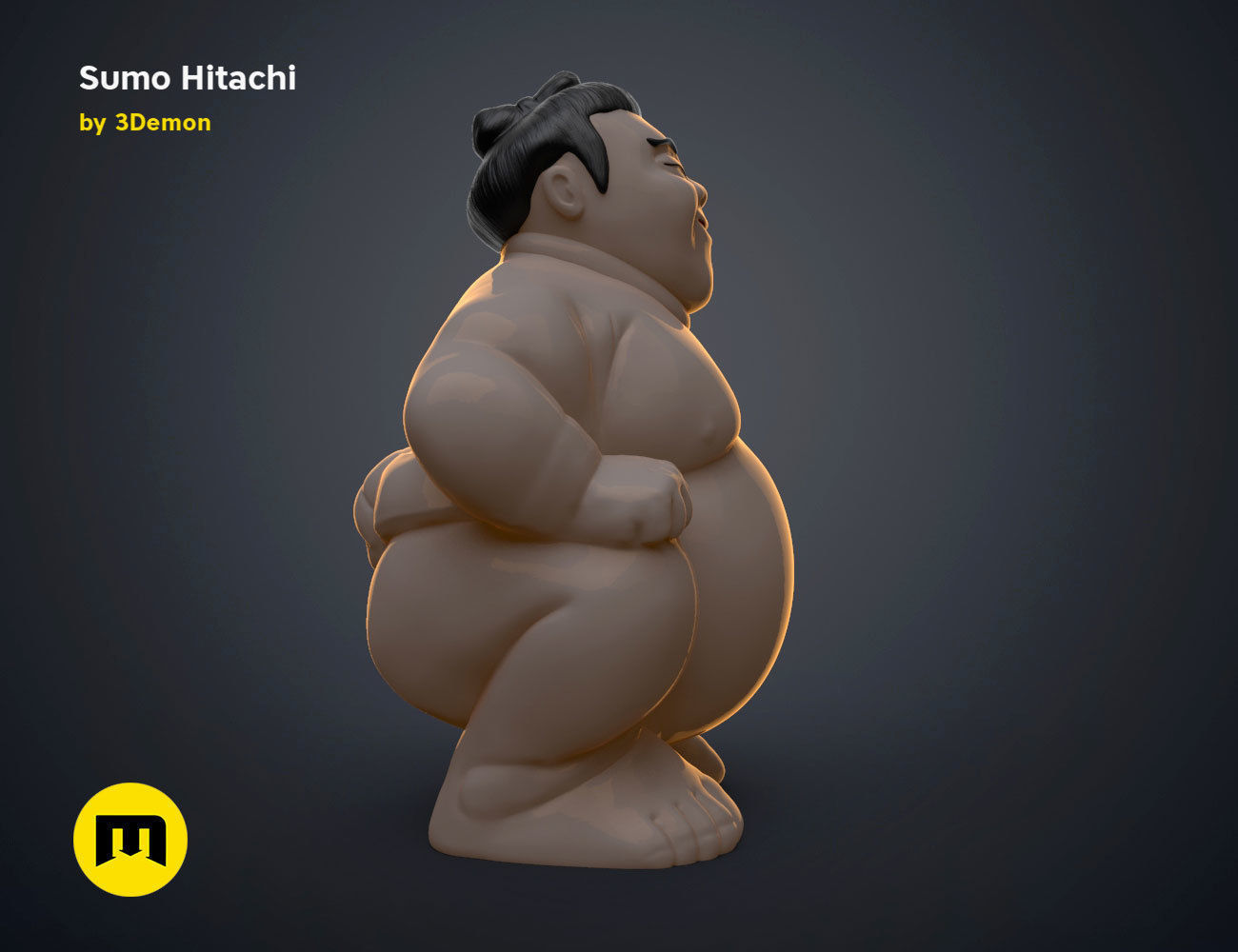 Sumo Hitachi - 3D print model  3D print model_7