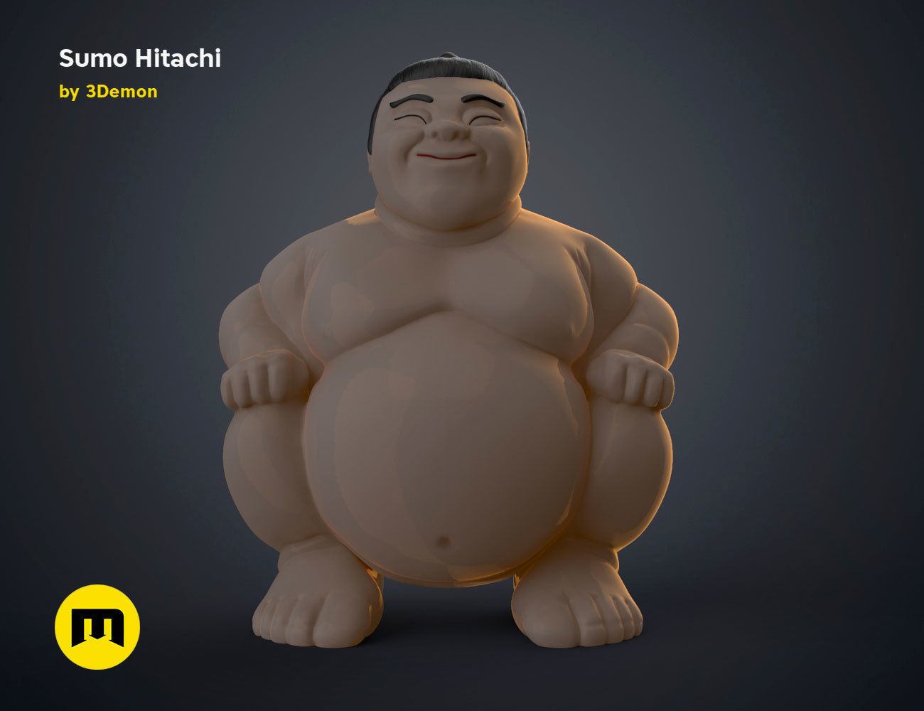Sumo Hitachi - 3D print model  3D print model_1
