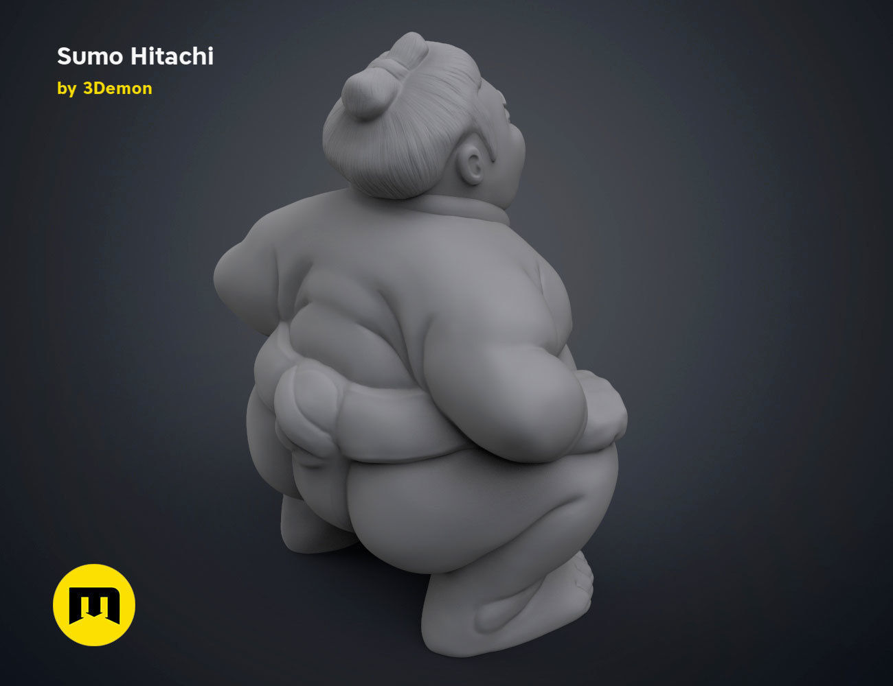Sumo Hitachi - 3D print model  3D print model_14