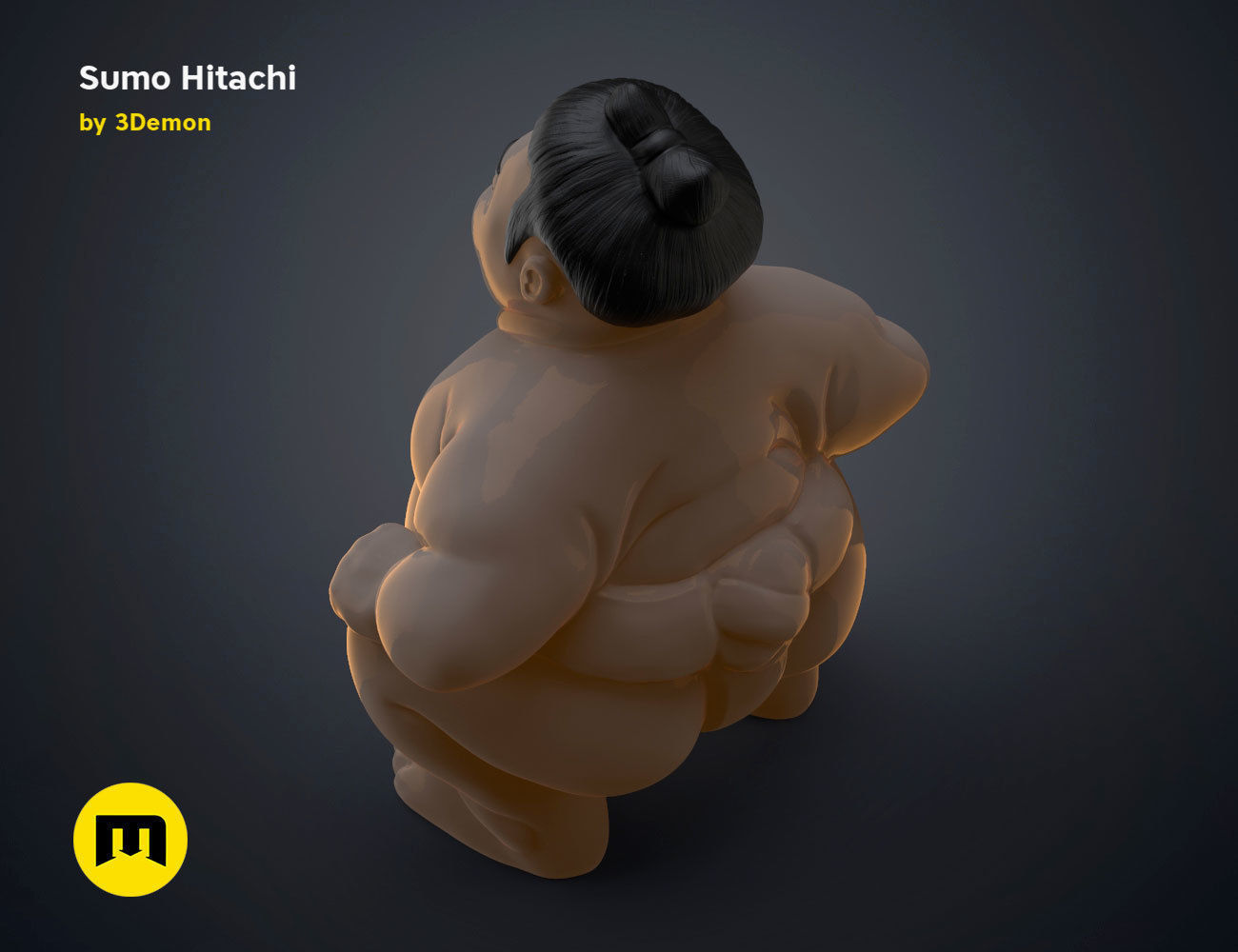 Sumo Hitachi - 3D print model  3D print model_2